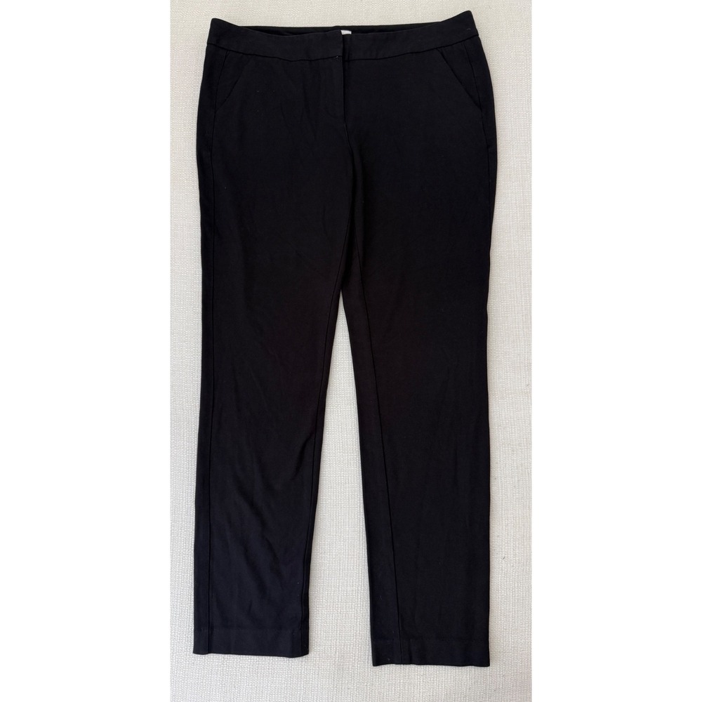 Laundry by Shelli Segal Pants Womens 10 Black Slim Leg Dress Trousers Excellent